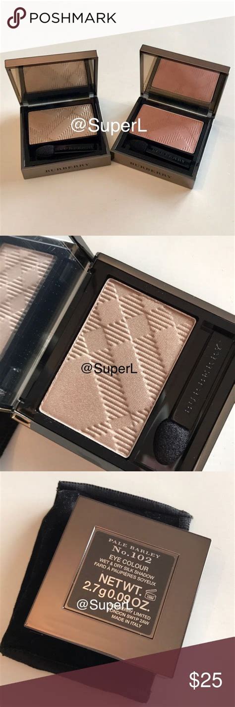 burberry eye colour wet and dry silk shadow|burberry eyeshadow pale barley.